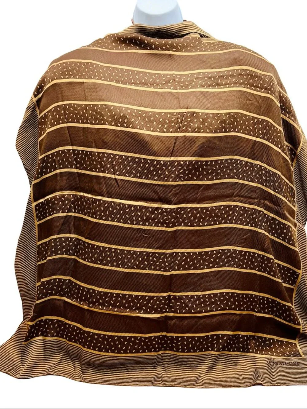 Vintage Givenchy 100% Silk Scarf 34